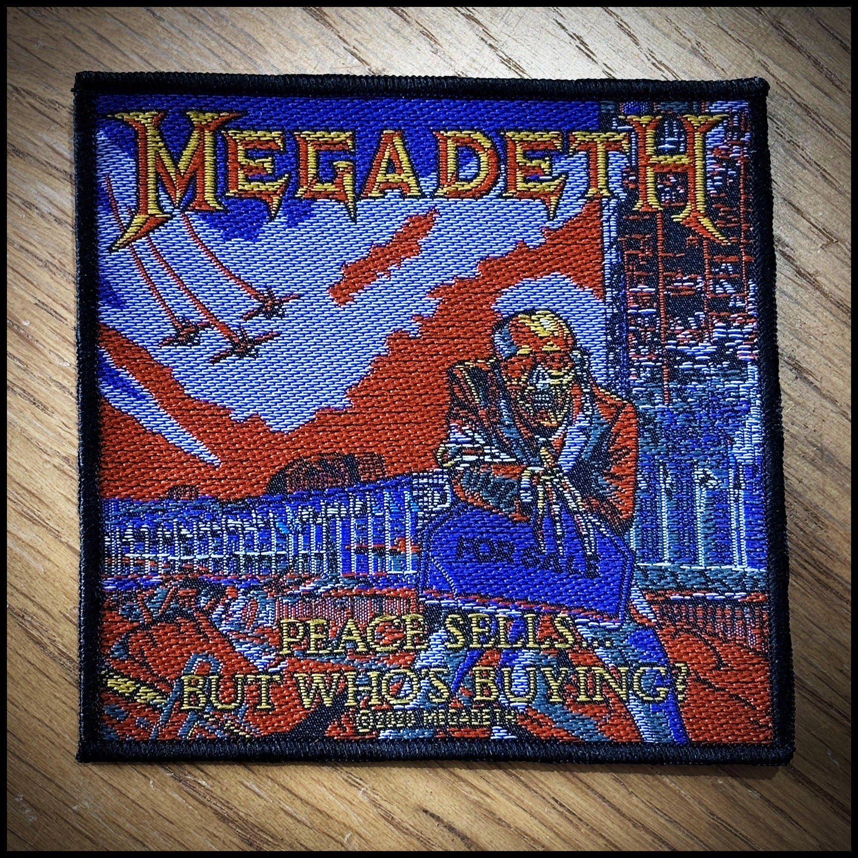 MEGADETH: official PEACE SELLS patch