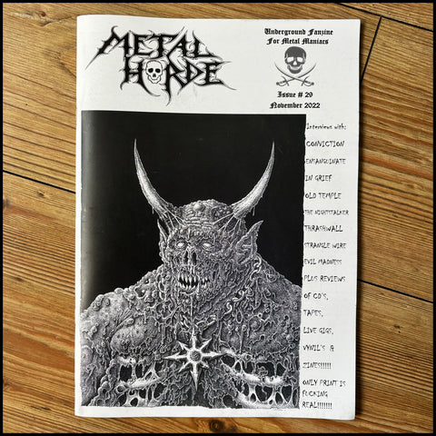 METAL HORDE fanzine issue 29 (A4 size)