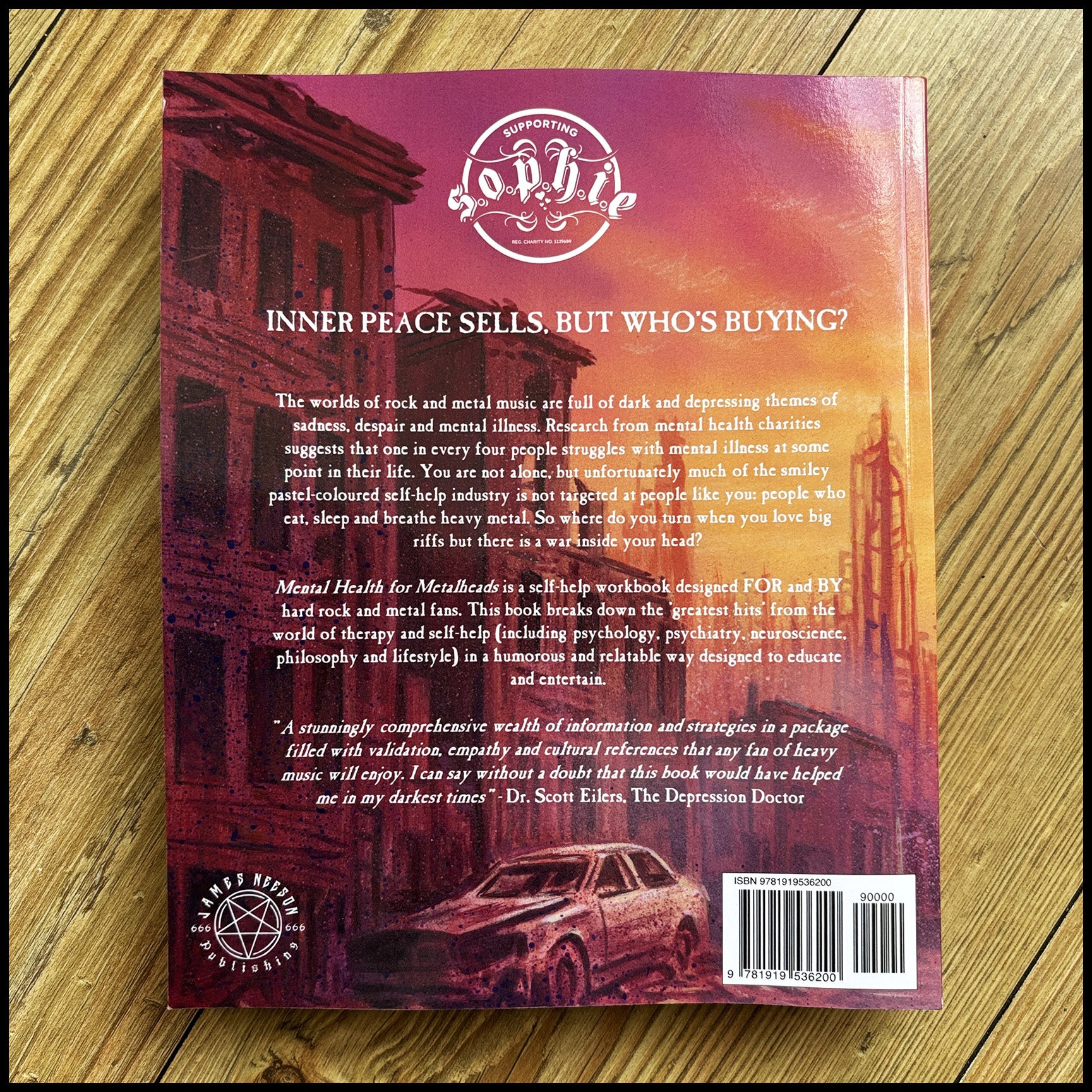 Preorder [late June] MENTAL HEALTH FOR METALHEADS book (large and unusual paperback featuring Ed Repka cover art)
