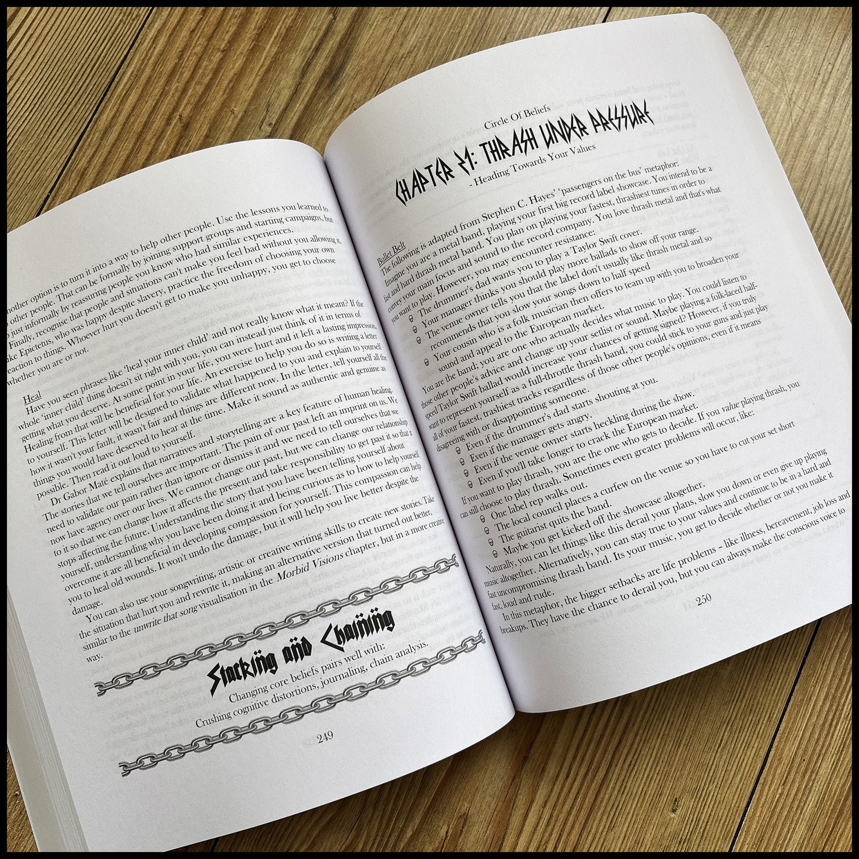 Preorder [late June] MENTAL HEALTH FOR METALHEADS book (large and unusual paperback featuring Ed Repka cover art)