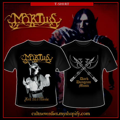 Preorder [late Feb] MORTIIS: 'Født til å Herske' shirt