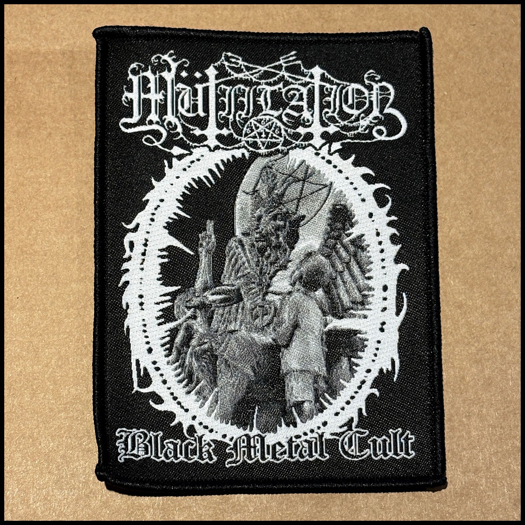MÜTIILATION: official deluxe/limited BLACK METAL CULT patch