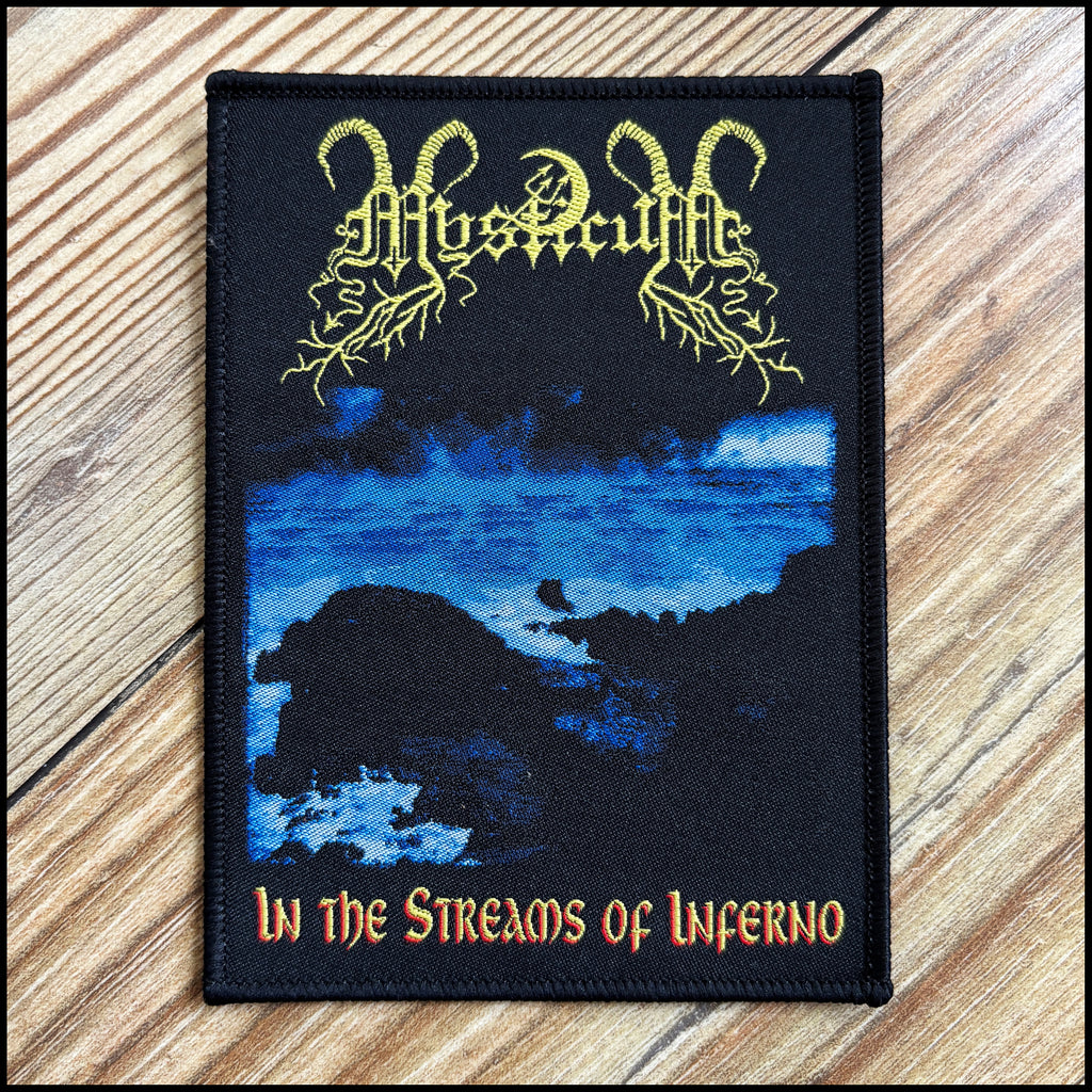 MYSTICUM: official deluxe/limited IN THE STREAMS OF INFERNO patch (by CND)