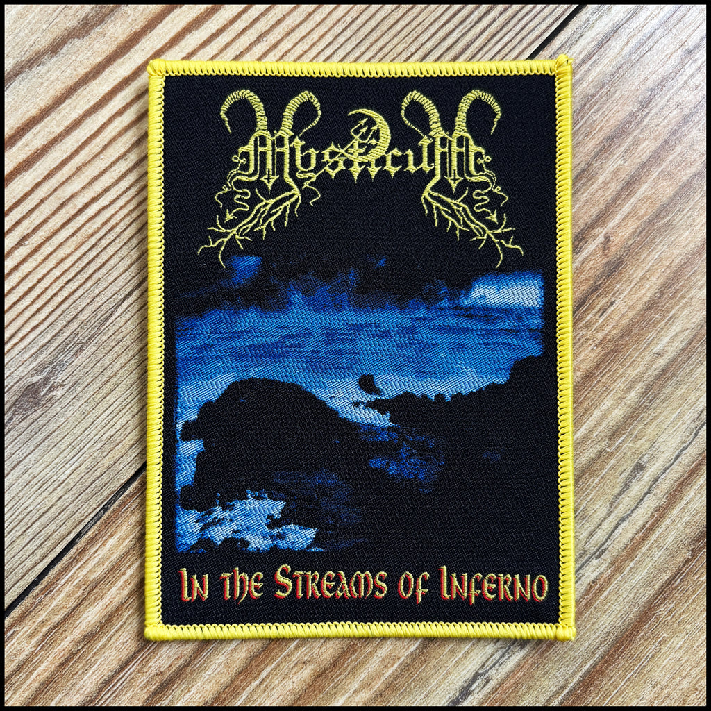MYSTICUM: official deluxe/limited IN THE STREAMS OF INFERNO patch (by CND)