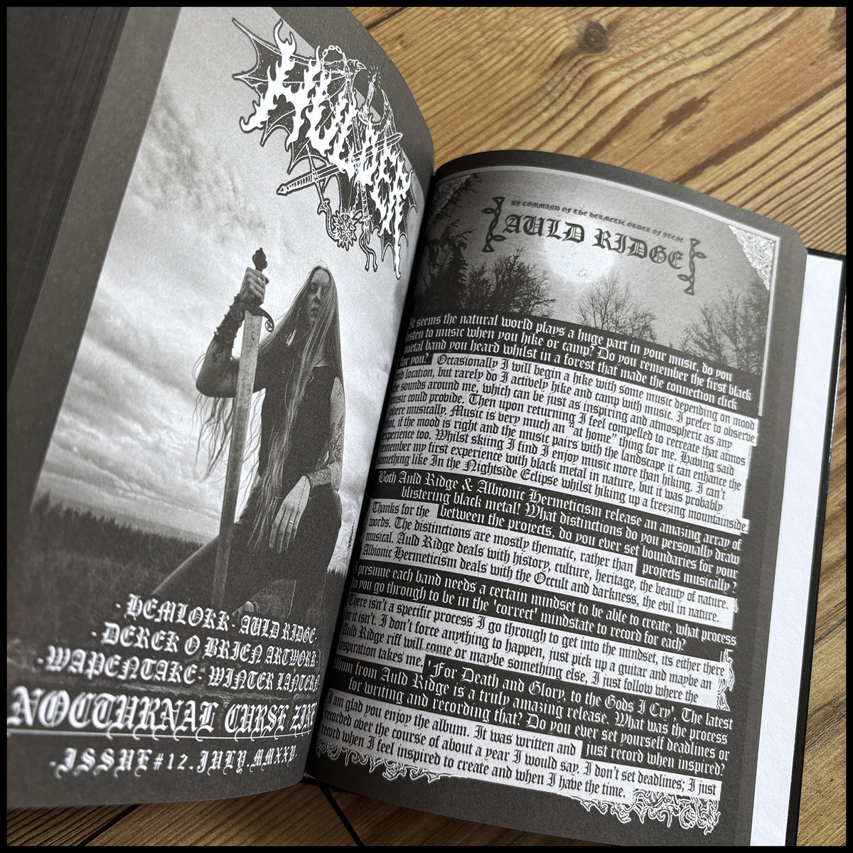 NOCTURNAL CURSE ZINE: COMPLETE COLLECTION hardback book