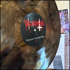 NECROMANTIA: Crossing The Fiery Path LP (marble 180g vinyl, 8 page booklet, Greek black metal classic)