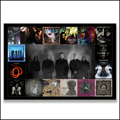 NO CELEBRATION: OFFICIAL PARADISE LOST BIOGRAPHY - Hardback Boxset inc flag, bookmark, 12 prints (last 3 copies)