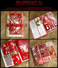 NO CONTACT #3 large book by Metastazis/Valnoir (art & black metal, Summoning, DHG, Antaeus)