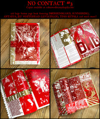 NO CONTACT #3 large book by Metastazis/Valnoir (art & black metal, Summoning, DHG, Antaeus)