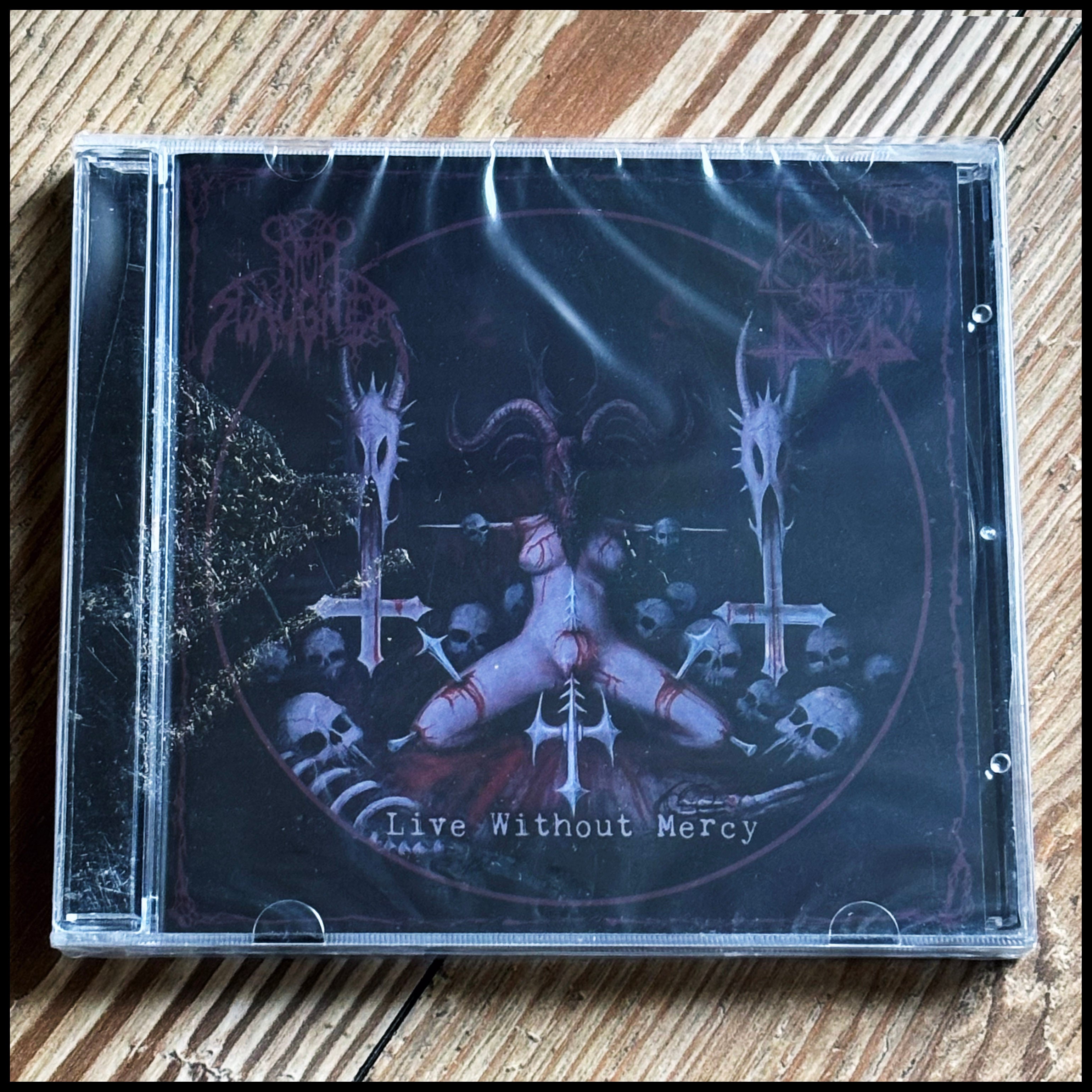 NUNSLAUGHTER / VOMIT OF DOOM: Live Witchout Mercy CD (limited split EP) *new, sealed*