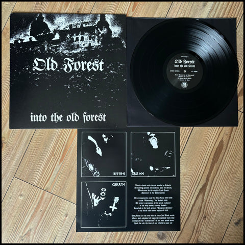 OLD FOREST: Into the Old Forest LP (black vinyl, classic 90s black metal from England)