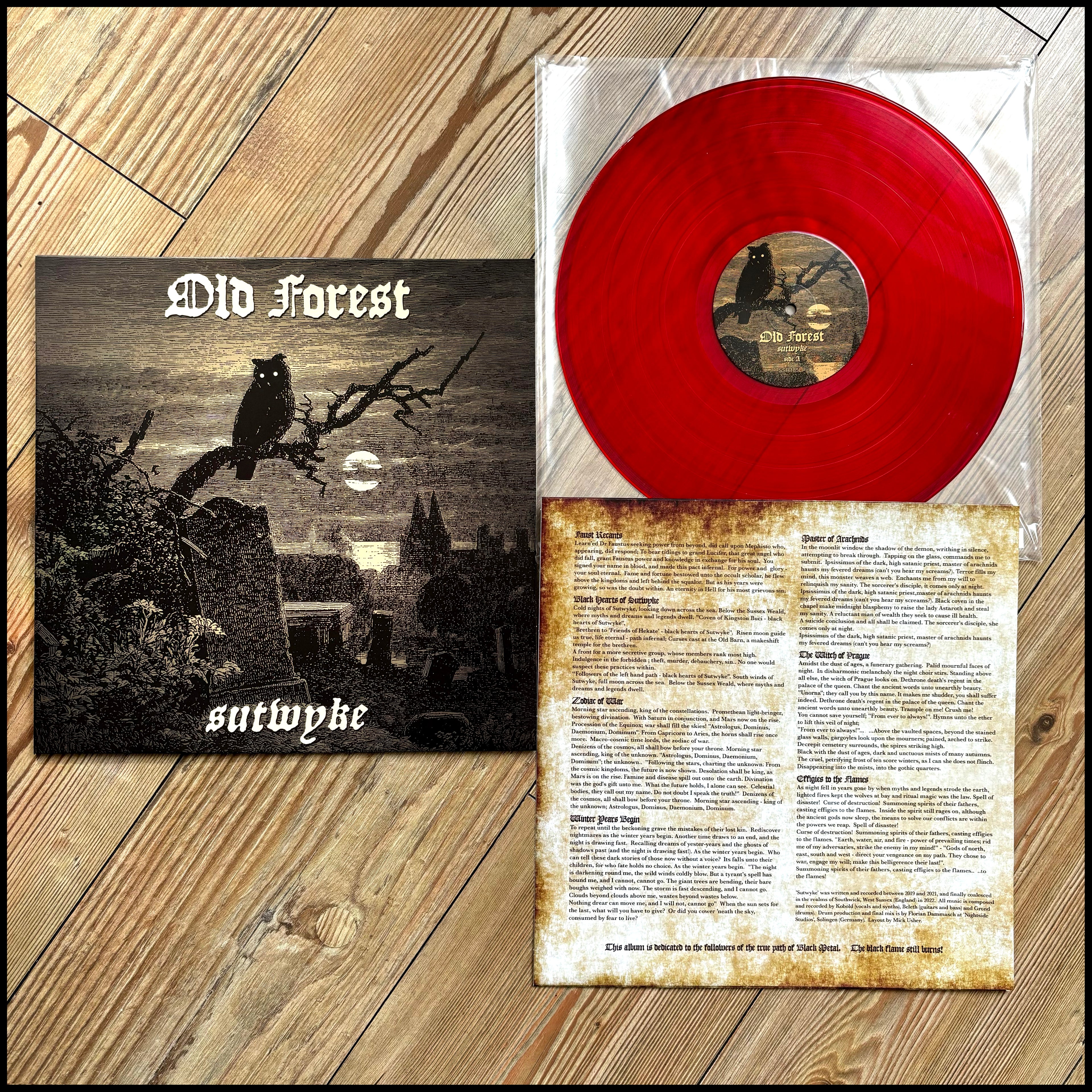 MOVING SALE: OLD FOREST: Sutwyke LP (red or black vinyl, UKBM pioneers) *new*