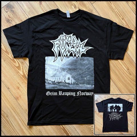 OLD FUNERAL: 'Grim Reaping Norway' shirt