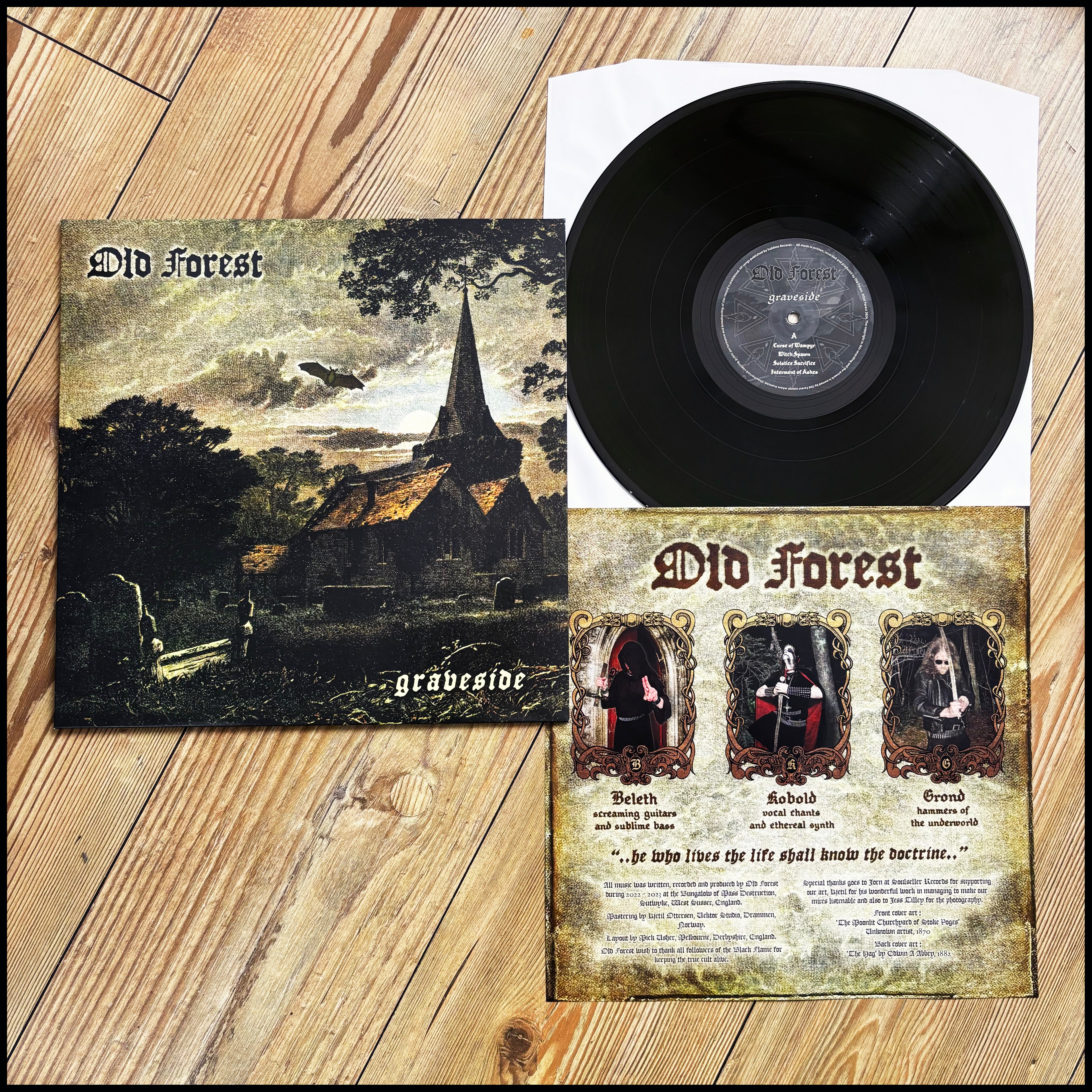 OLD FOREST: Graveside LP (new album by UKBM pioneers, FFO: Emperor, Gehenna, Satyricon) *new*