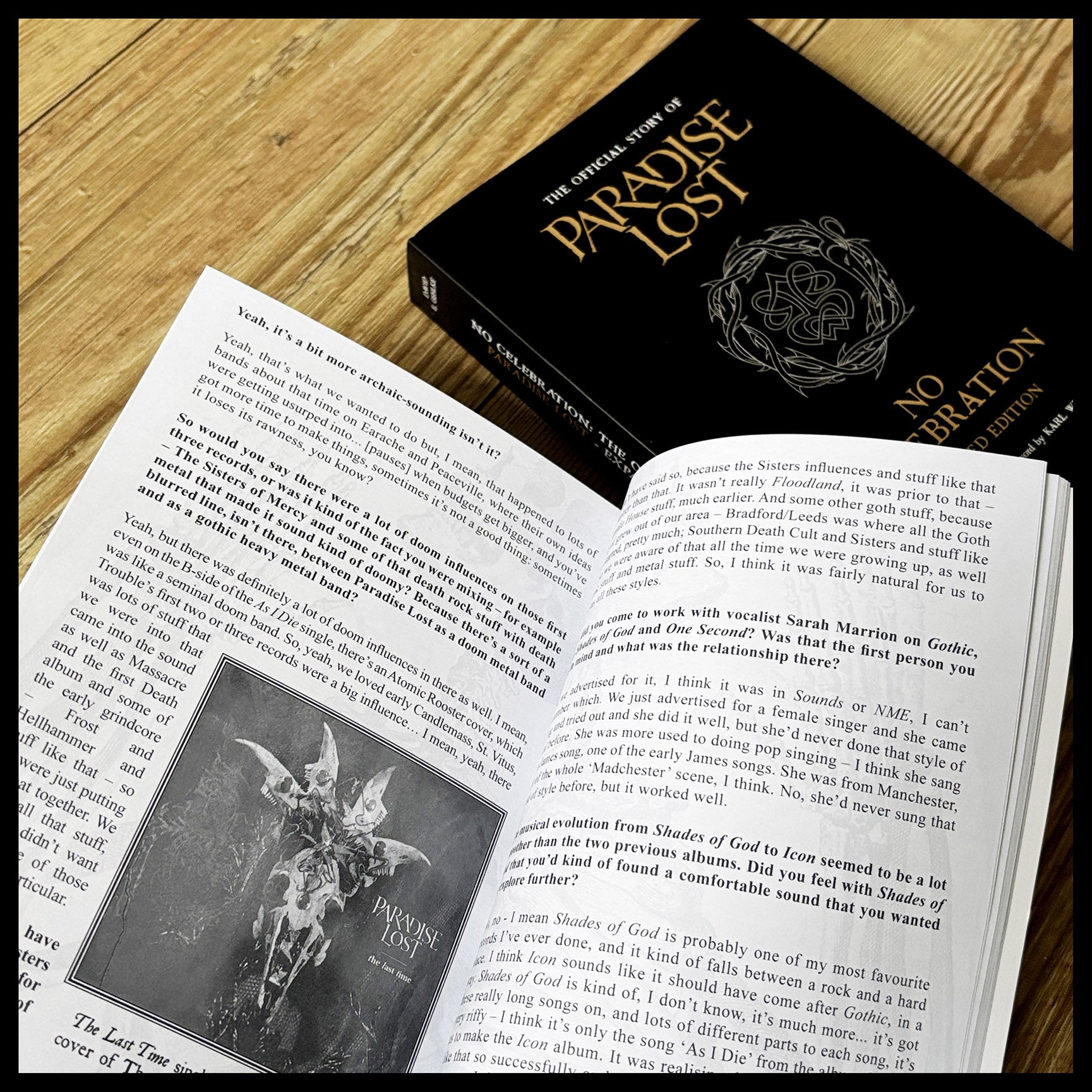 NO CELEBRATION: OFFICIAL PARADISE LOST BIOGRAPHY extended edition paperback