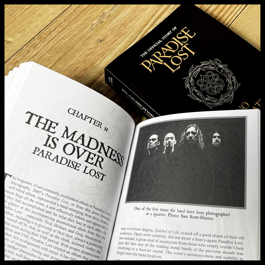 NO CELEBRATION: OFFICIAL PARADISE LOST BIOGRAPHY extended edition paperback