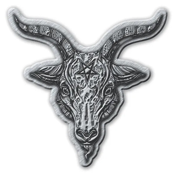 BAPHOMET cast metal badge