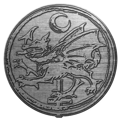 Official CRADLE OF FILTH: ORDER OF THE DRAGON cast metal badge