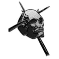 CANDLEMASS: official SKULL cast metal badge