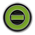 TYPE O NEGATIVE: official cast metal badge