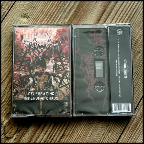 PRIMITIVE GRAVEN IMAGE: Celebrating Impending Chaos cassette (ltd to 50, UKBM, bonus tracks)