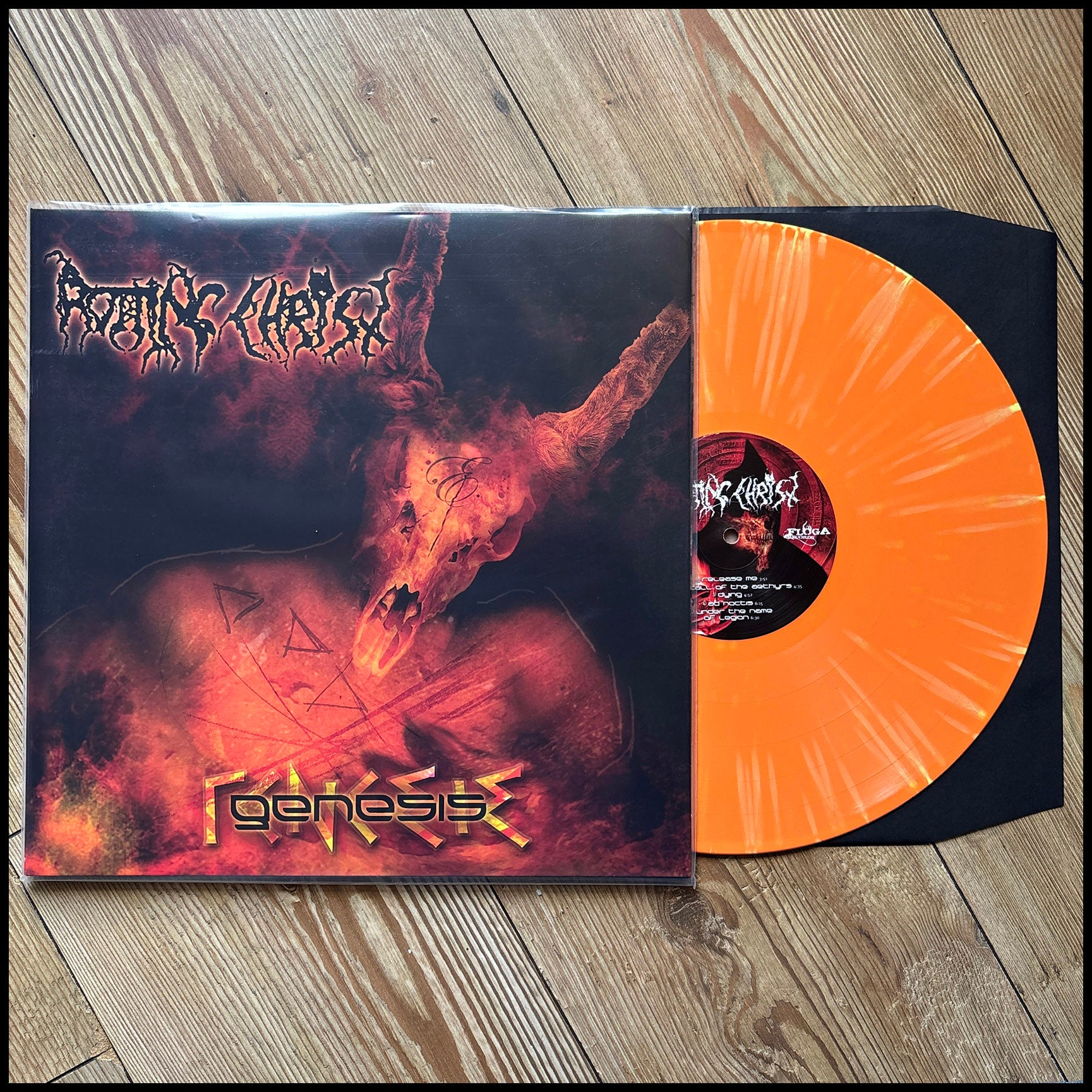 ROTTING CHRIST: GENESIS LP (orange splatter vinyl, limited gatefold) *new*