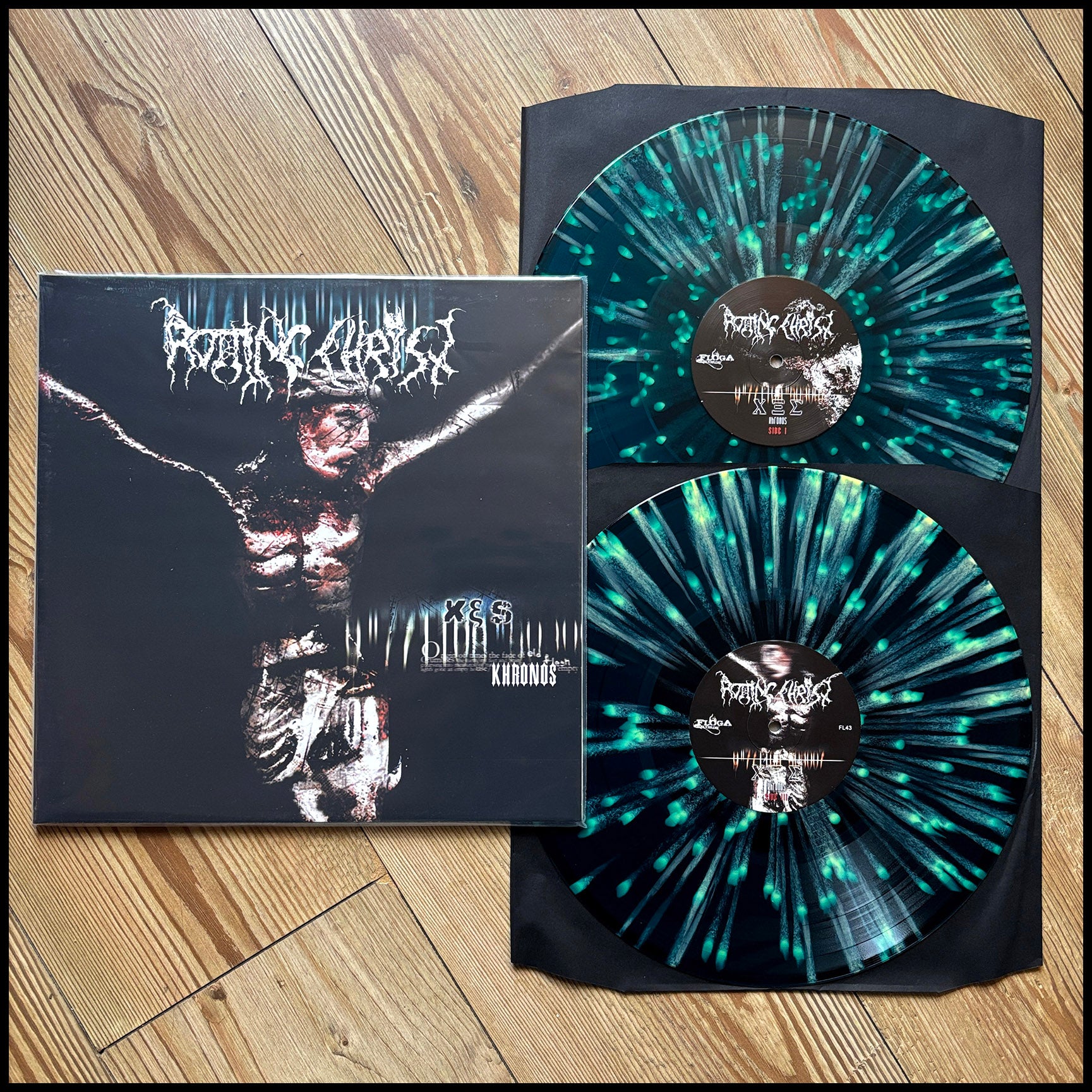 ROTTING CHRIST: KHRONOS double LP (2 x splatter vinyl, limited gatefold) *new*