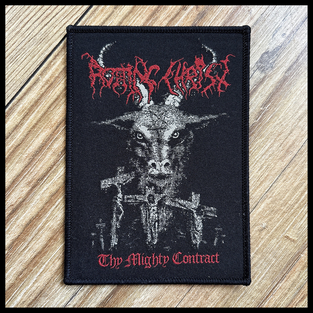 ROTTING CHRIST: official deluxe/limited THY MIGHTY CONTRACT patch (by CND)