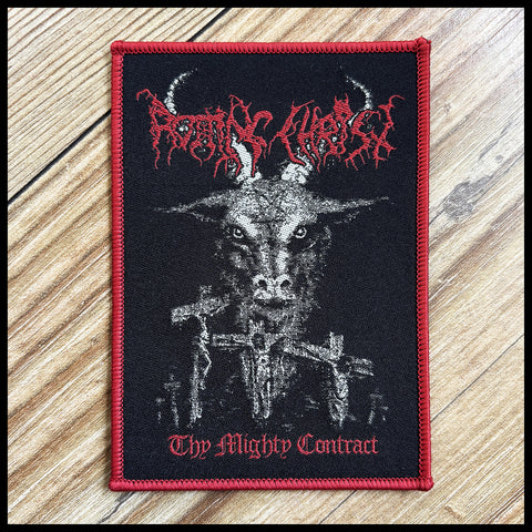 ROTTING CHRIST: official deluxe/limited THY MIGHTY CONTRACT patch (by CND)
