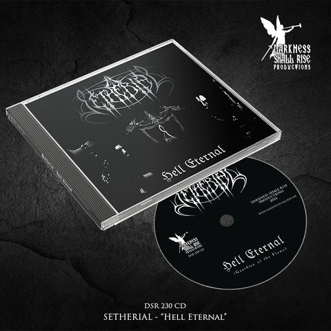 Preorder [April 2023] SETHERIAL: Hell Eternal CD (classic Swedish black metal from 1999)