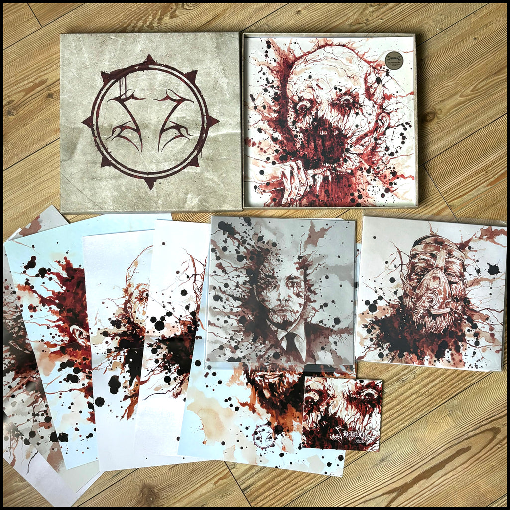 MOVING SALE: SHINING: Long Live the Enemy LP limited boxset (4 exclusive coloured vinyl, 3 signed photos, CD + posters, stickers, numbered in blood) *new*