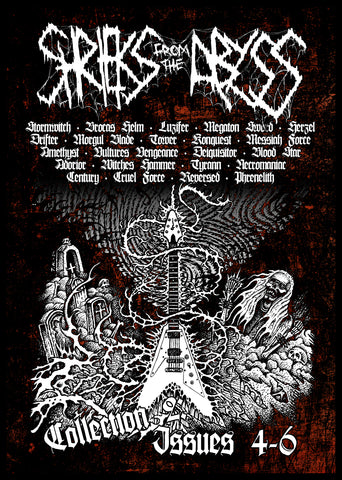 Preorder [late March] SHRIEKS FROM THE ABYSS Collection 2: Issues 4, 5 & 6 fanzine book [black/death/speed/war metal]