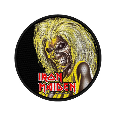 Official IRON MAIDEN: KILLERS patch (round)