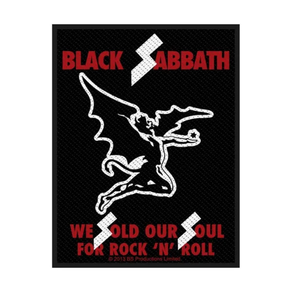 BLACK SABBATH: official WE SOLD OUR SOUL patch