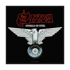 Official SAXON: WHEELS OF STEEL patch