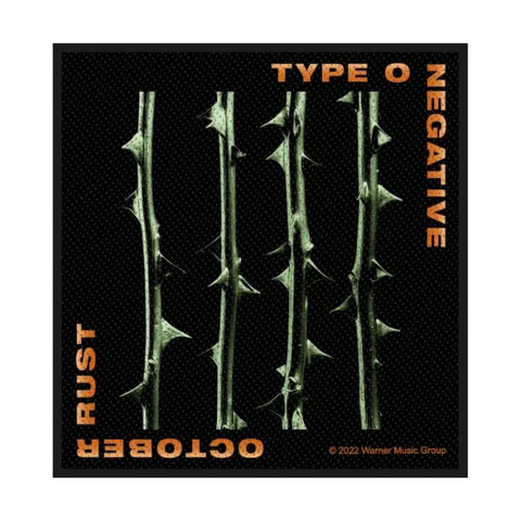 Official TYPE O NEGATIVE: OCTOBER RUST patch