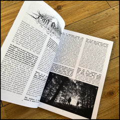 SULPHUR FANZINE #2 (large zine, limited edition, 100 pro printed pages, Aborym, Woods of Desolation, Midnight Odyssey, Deinonychus etc)