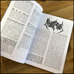 SULPHUR FANZINE #2 (large zine, limited edition, 100 pro printed pages, Aborym, Woods of Desolation, Midnight Odyssey, Deinonychus etc)