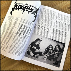 SULPHUR FANZINE #2 (large zine, limited edition, 100 pro printed pages, Aborym, Woods of Desolation, Midnight Odyssey, Deinonychus etc)