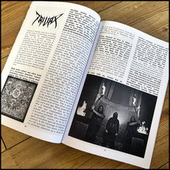 SULPHUR FANZINE #2 (large zine, limited edition, 100 pro printed pages, Aborym, Woods of Desolation, Midnight Odyssey, Deinonychus etc)