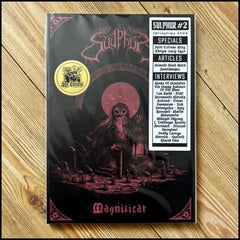 SULPHUR FANZINE #2 (large zine, limited edition, 100 pro printed pages, Aborym, Woods of Desolation, Midnight Odyssey, Deinonychus etc)