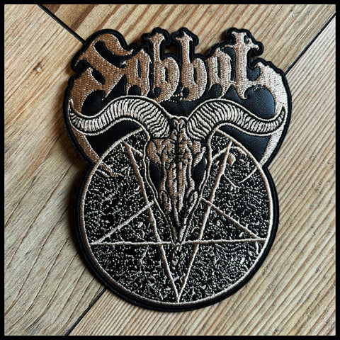 Official SABBAT: DISEMBODY faux leather patch