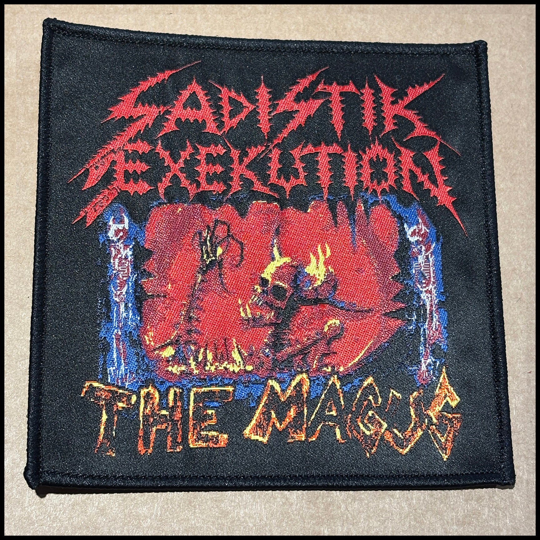 SADISTIK EXEKUTION: official deluxe/limited large THE MAGUS patch