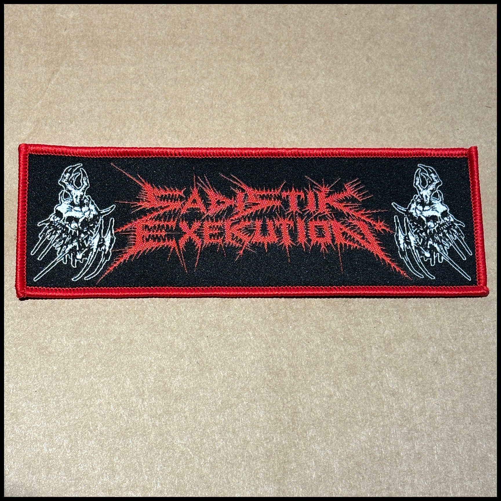 SADISTIK EXEKUTION: official deluxe/limited LOGO patch