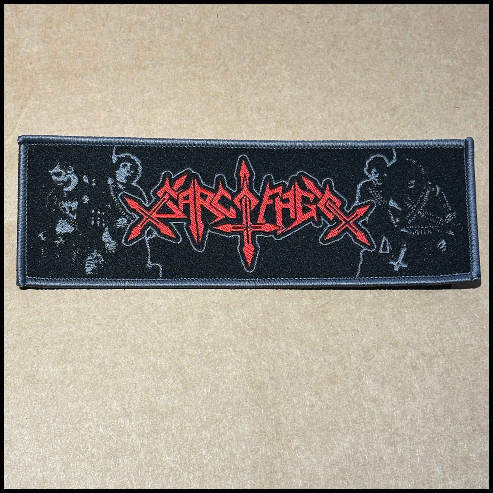 SARCÓFAGO: official deluxe/limited LOGO patch