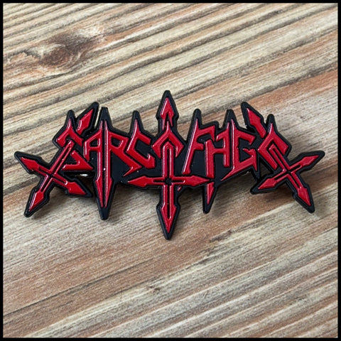 Official SARCOFAGO metal pin badge