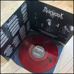 SARGEIST: Disciple of the Heinous Path LP (bloodred / black marble 180g vinyl + poster, premier Finnish BM)