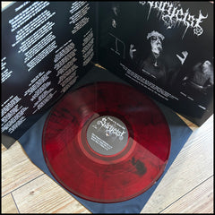 SARGEIST: Disciple of the Heinous Path LP (bloodred / black marble 180g vinyl + poster, premier Finnish BM)