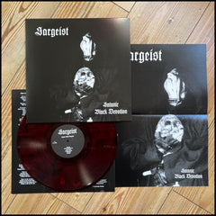 SARGEIST: Satanic Black Devotion LP (bloodred / black marble 180g vinyl + poster, premier Finnish BM)