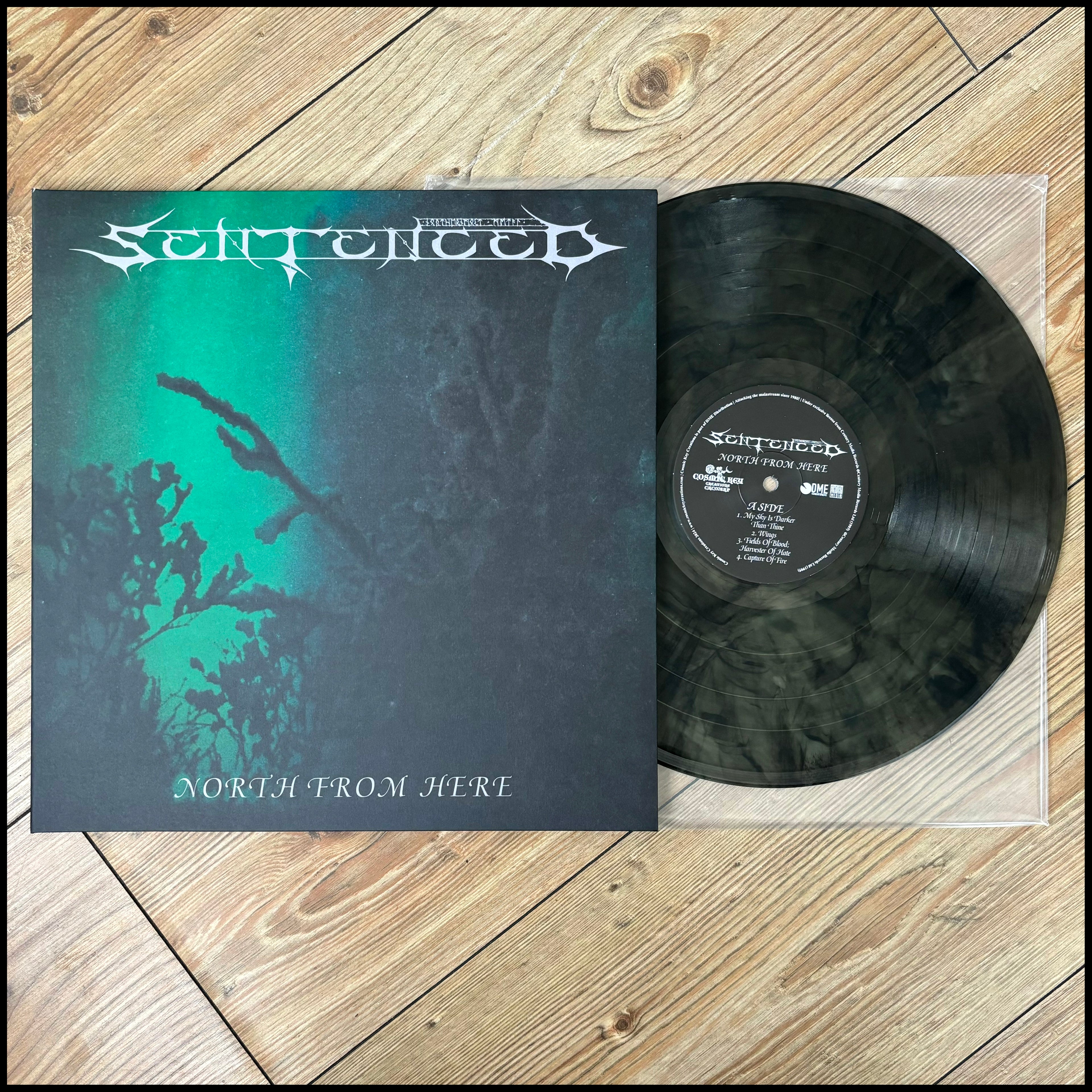 SENTENCED: North from Here LP (black smoke vinyl, gatefold sleeve, Finnish doom metal masterpiece from 1993) *new*